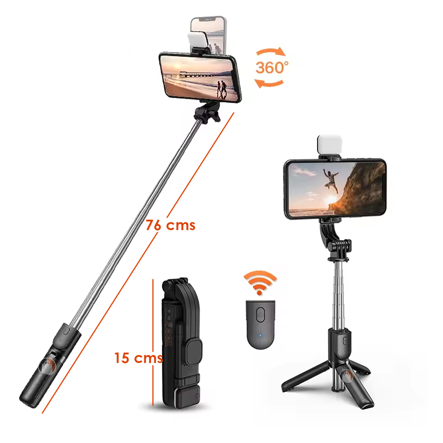 Miniatura 3 de Palo De Selfie Con Bluetooh Trípode